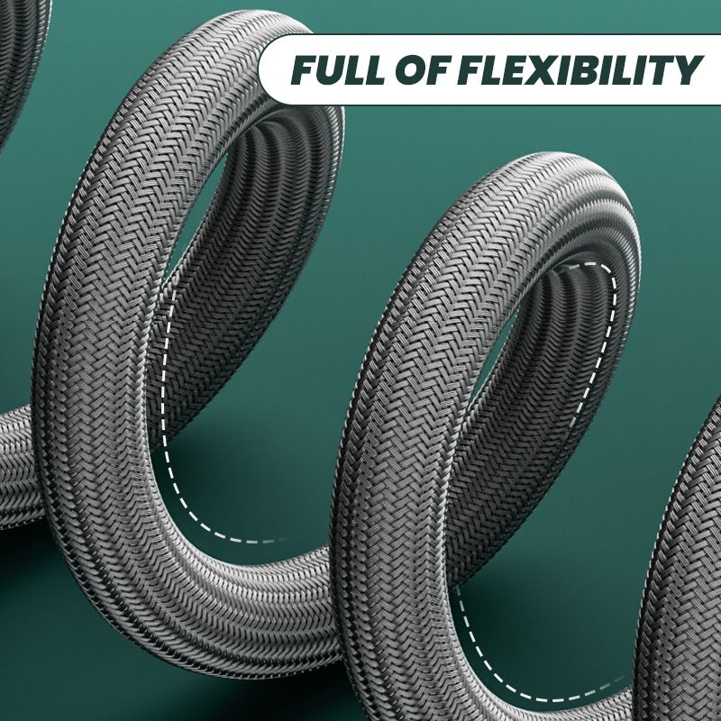 🚿✨ Improved explosion-proof braided shower hose – No more leaks or bursts! ✨🚿